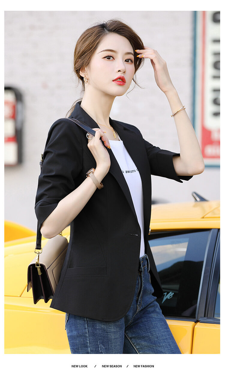 Đồng phục công sở – Áo vest nữ màu xanh đen 34 ĐPTB_ Công ty May Đồng Phục  Đẹp, Chất Lượng, Uy Tín